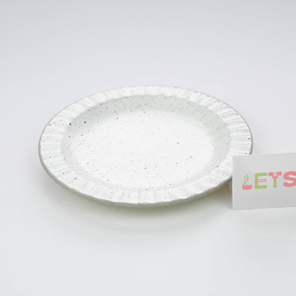 Vintage Rustic Stoneware Coffee Cup with Saucer, Underglaze Ceramic Mug - Floral Pattern