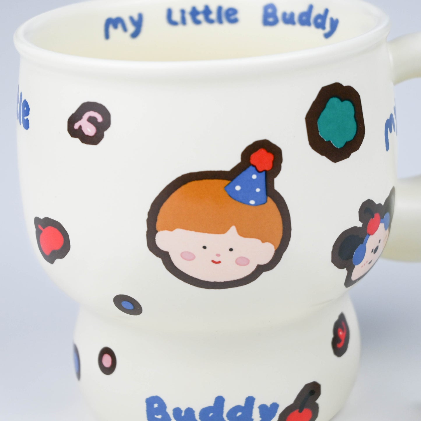 Ceramic Mug, Cartoon Buddy Design, Cute Coffee Tea Cup - Cartoon Boy