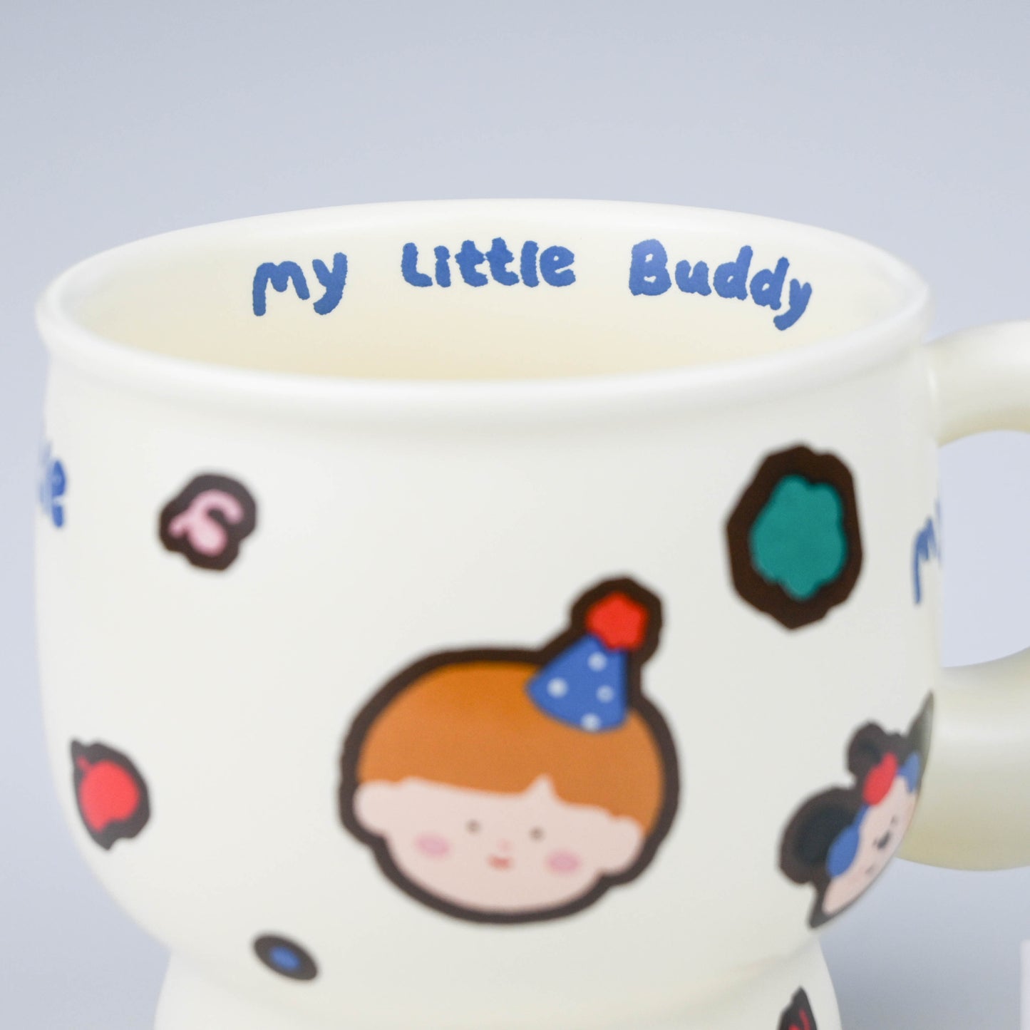 Ceramic Mug, Cartoon Buddy Design, Cute Coffee Tea Cup - Cartoon Boy