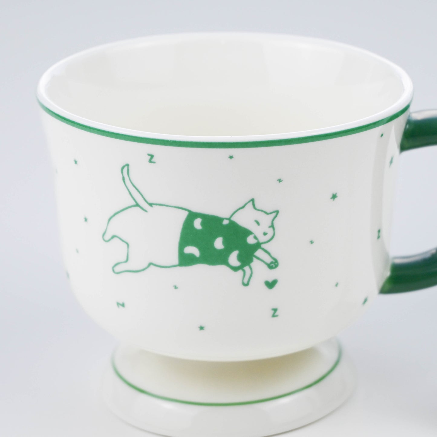 Ceramic Cartoon Cat Mug, Cute Sleeping Cat Design, Cute Coffee Tea Cup - Moon Sweater