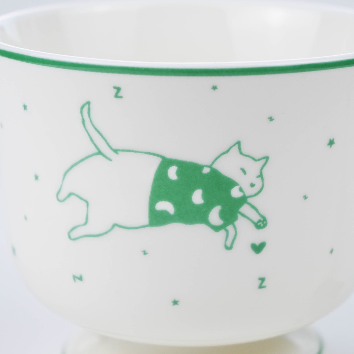 Ceramic Cartoon Cat Mug, Cute Sleeping Cat Design, Cute Coffee Tea Cup - Moon Sweater
