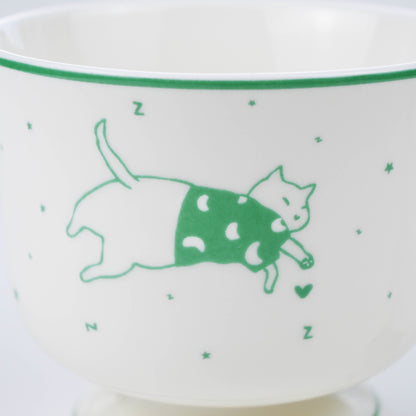 Ceramic Cartoon Cat Mug, Cute Sleeping Cat Design, Cute Coffee Tea Cup - Moon Sweater