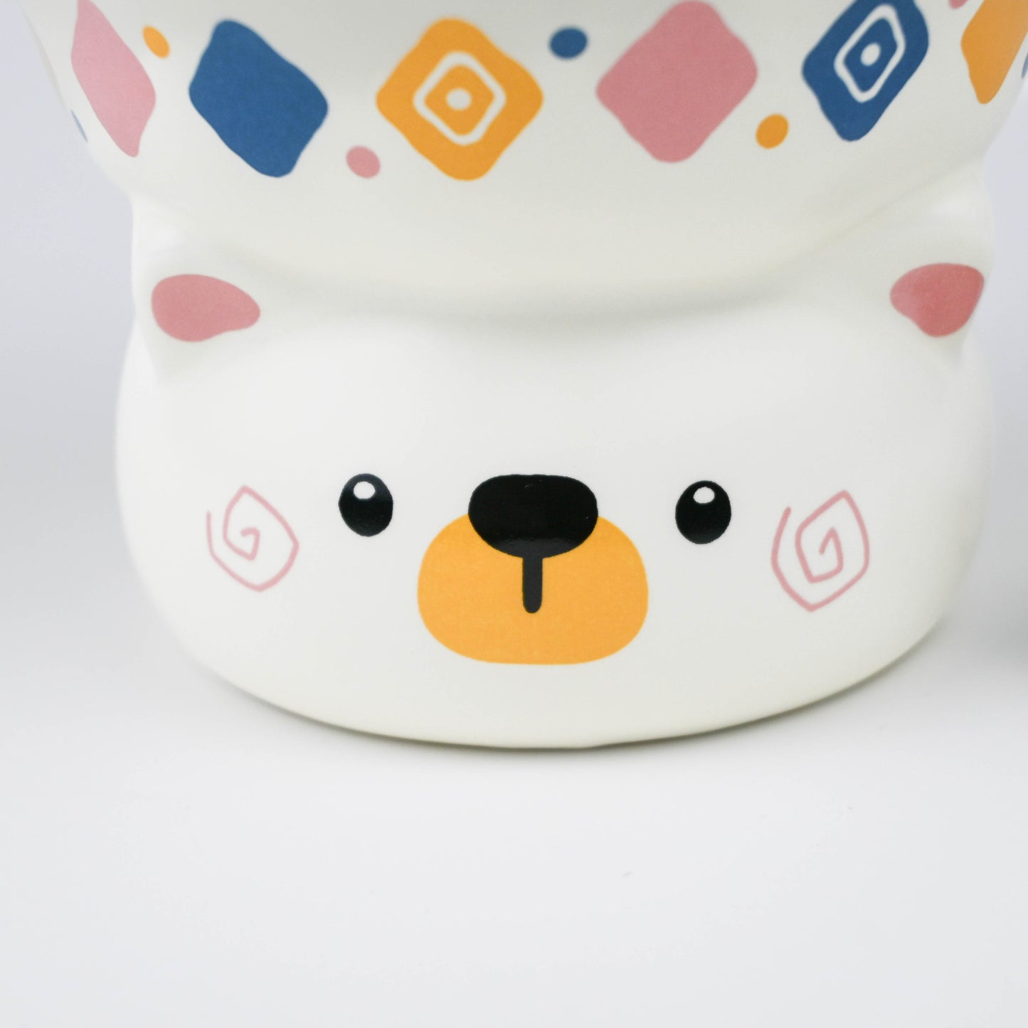 Cute Animal Ceramic Mug, White Cartoon Coffee or Tea Cup - Cartoon Bear
