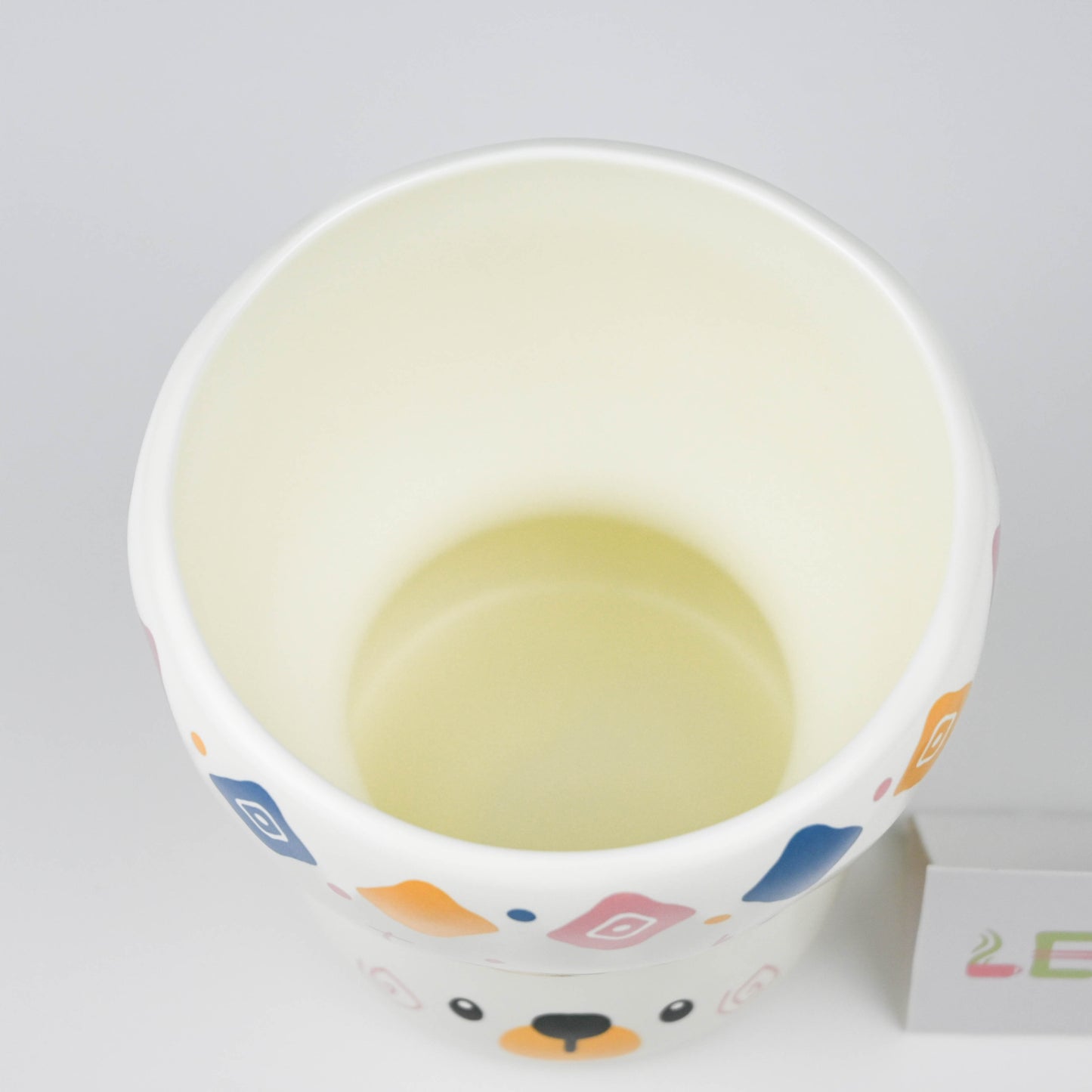 Cute Animal Ceramic Mug, White Cartoon Coffee or Tea Cup - Cartoon Bear